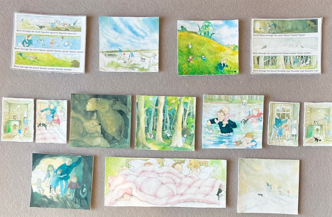We're Going on a Bear Hunt by Michael Rosen Felt Board Pieces - Etsy