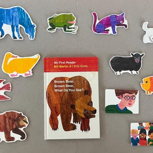 Brown Bear, Brown Bear, What Do You See? by Bill Martin Jr. Felt Board Pieces