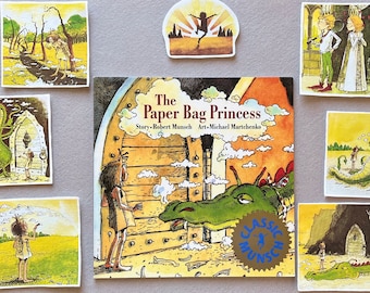 The Paper Bag Princess by Robert Munsch Felt Board Pieces