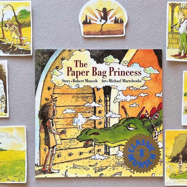 The Paper Bag Princess by Robert Munsch Felt Board Pieces