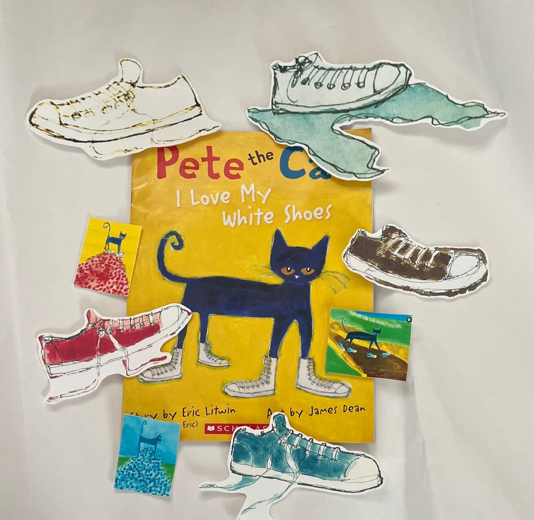 Pete the Cat: I Love My White Shoes Felt Board Pieces Etsy Pete the Cat: I Love My White Shoes Felt Board Pieces Etsy