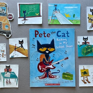 Pete the Cat: Rocking in My School Shoes by Eric Litwin Felt Board Pieces