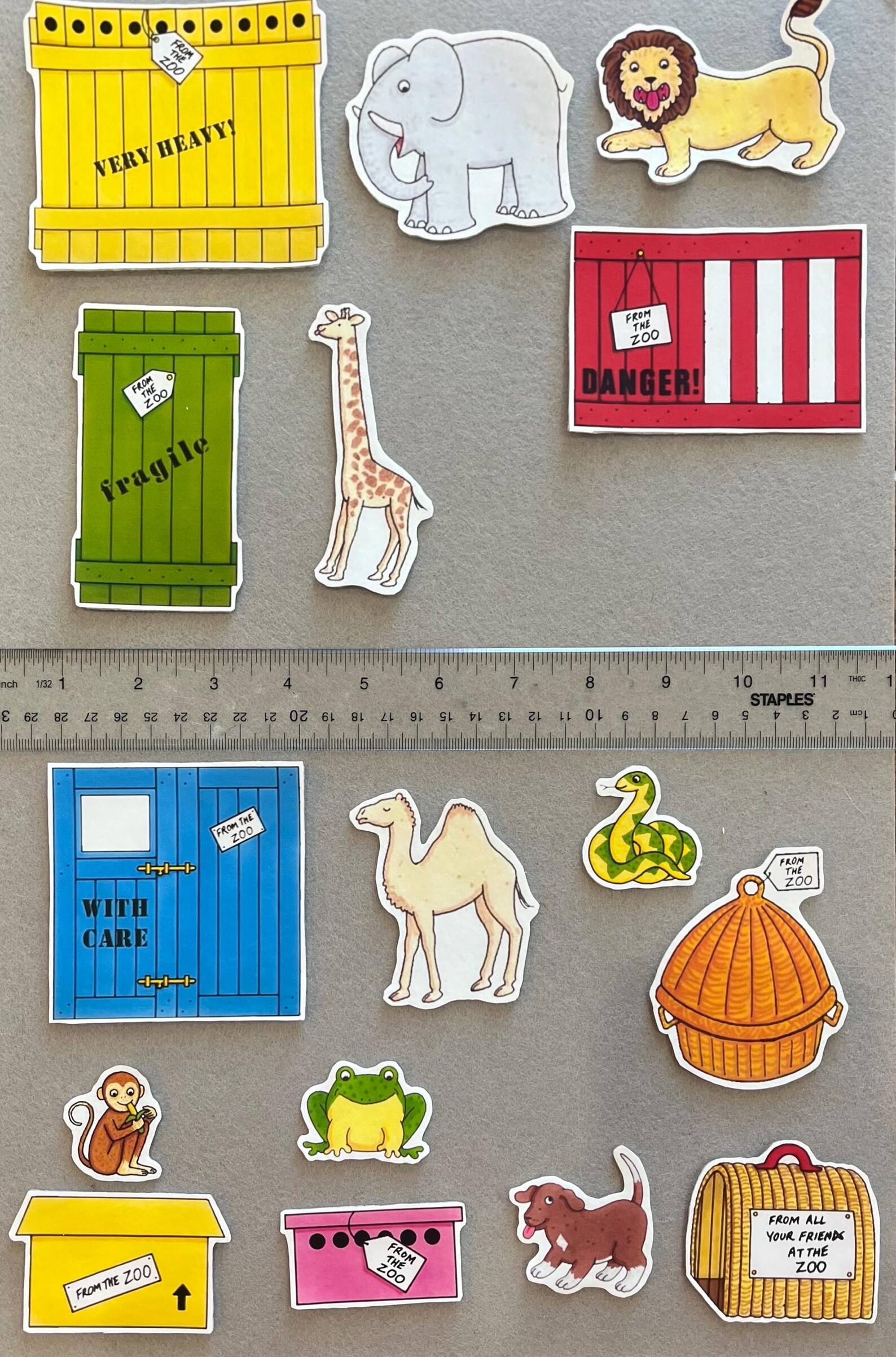 Dear Zoo by Rod Campbell Felt Board Pieces - Etsy