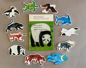 Panda Bear, Panda Bear, What Do You See? by Bill Martin Jr. Felt Board Pieces