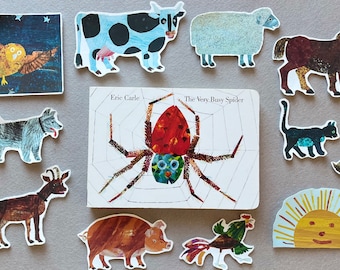 The Very Busy Spider by Eric Carle Felt Board Pieces
