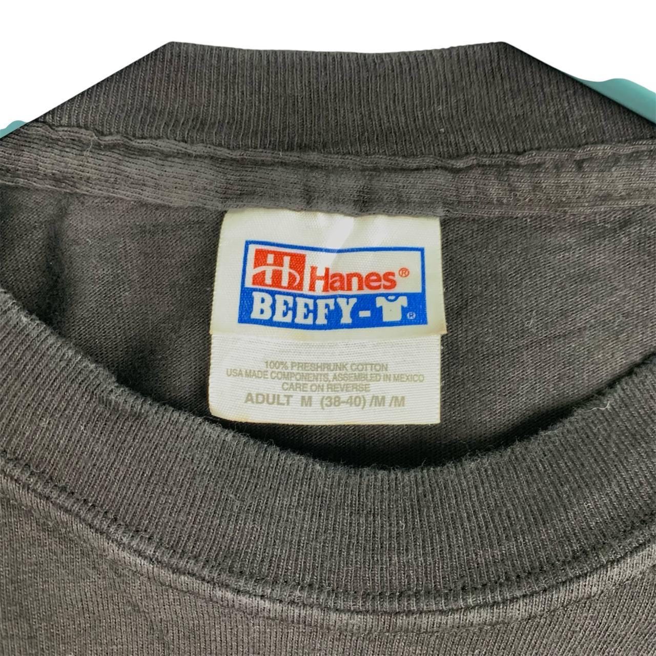 90s USA製 COMPAQ 企業物 Tシャツ XL ヘインズ シングル Vintage T-shirt Hanes Beefy Compaq Microsoft Frontline Partnership