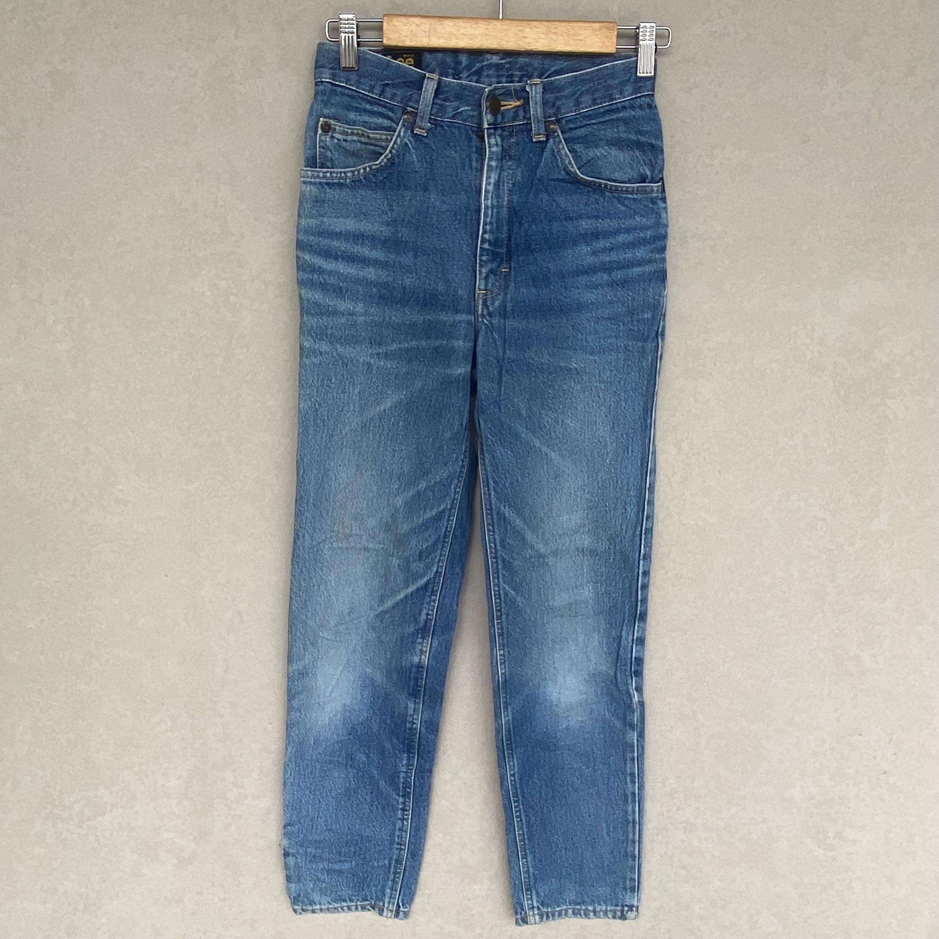 ヴィンテージ Lee デニムジーンズ スリムフィット ブルー W22 L37 