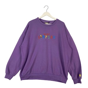 Vintage sweatshirt hoodie  Cartoon Network × The Simpsons × Bart The Simpsons