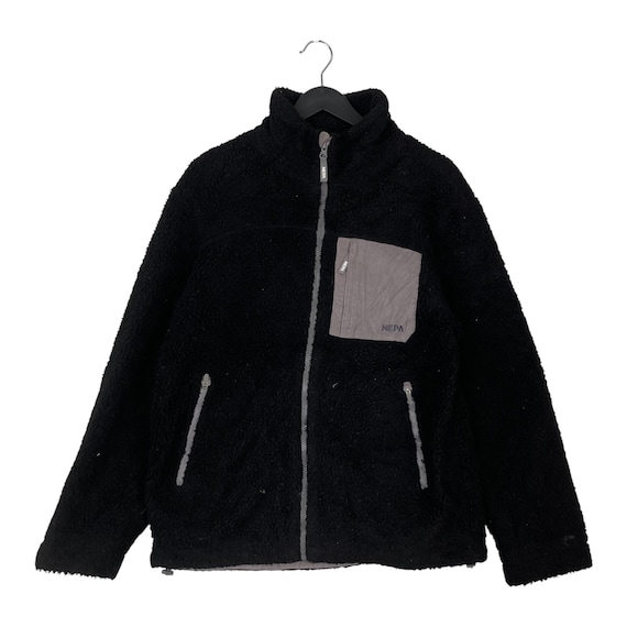 Vintage Nepa X Pocket Sherpa Deep Pile Fleece Jacket Hoodie