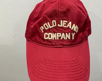 Vintage 90s Polo by Ralph Lauren Hat Cap Spell Out Big Logo Free