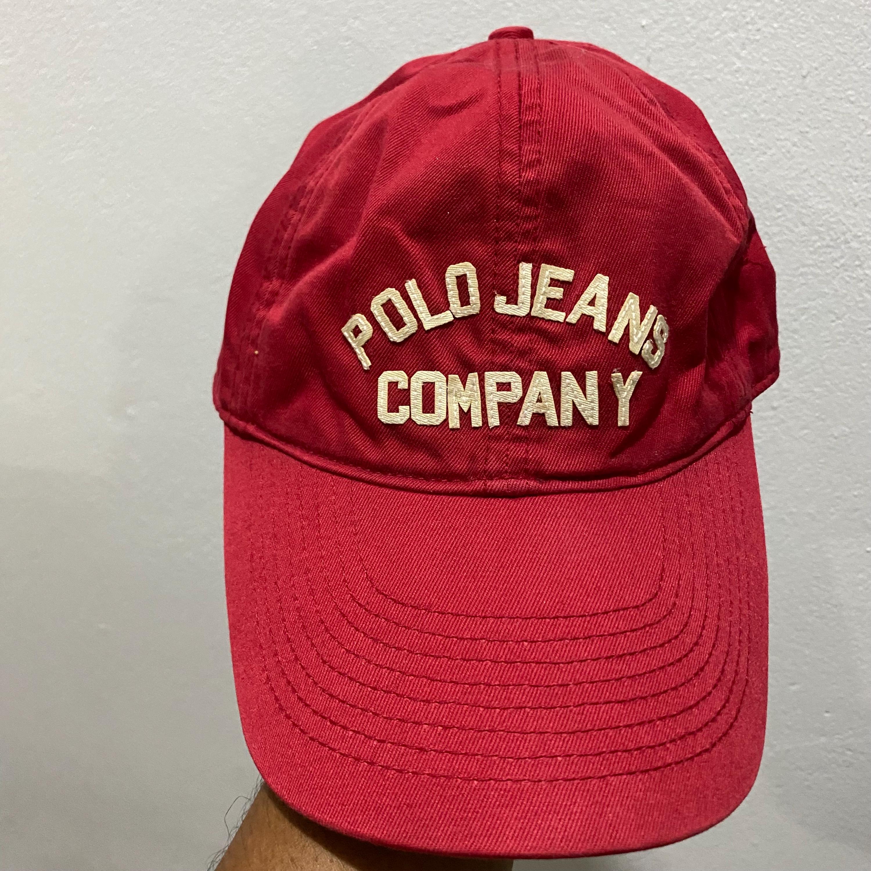 ラルフローレンキャップ POLO JEANS ヴィンテージ 希少 希少なヴィンテージ ポロジーンズカンパニー ラルフローレン キャップ