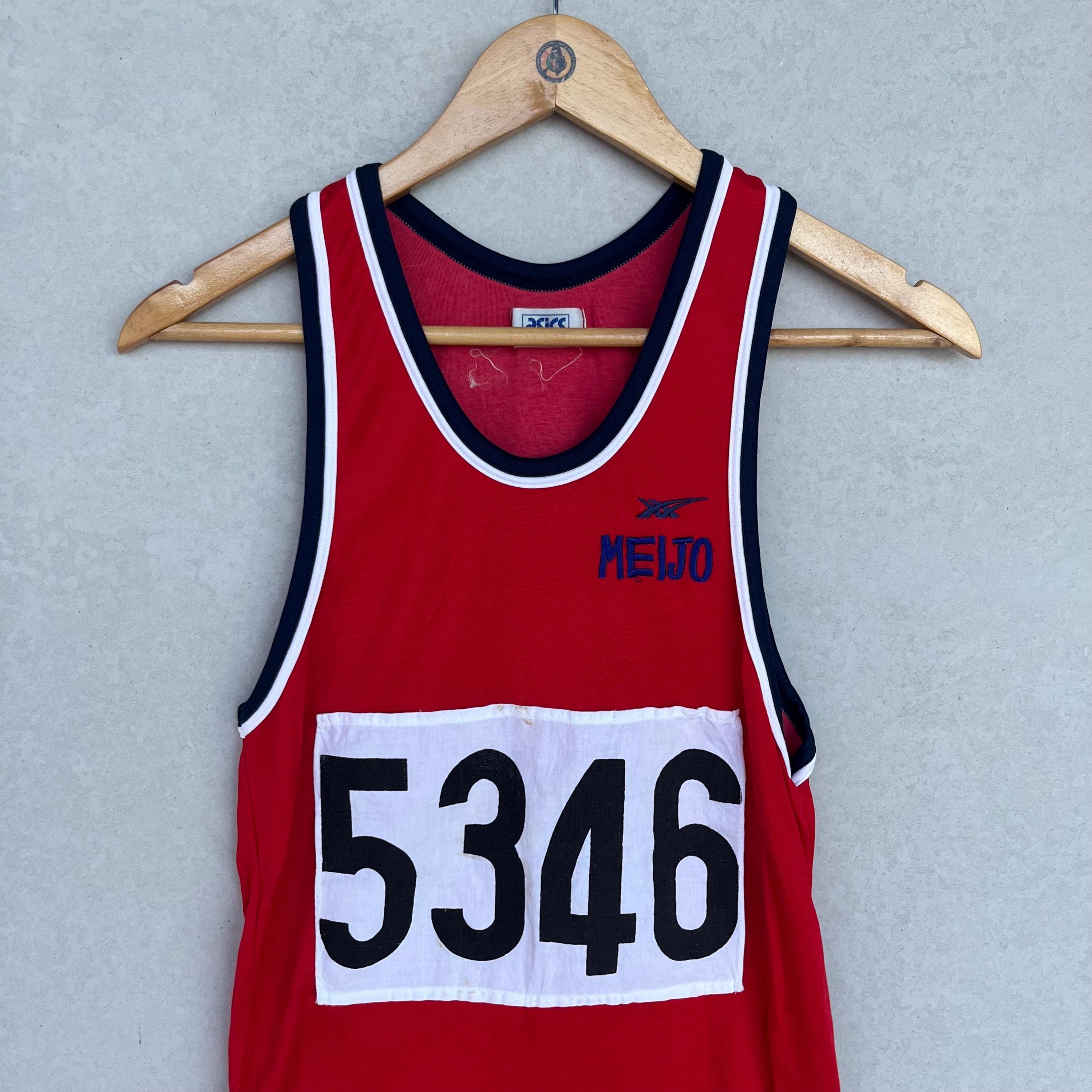 vintage an・an no.26 Vintage Asics Tshirt Red Color Pullover Jumper Size XS - Etsy