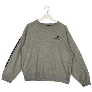 Vintage Playboy × Vintage Playboy Sweatshirt Big Logo Size On Tag L