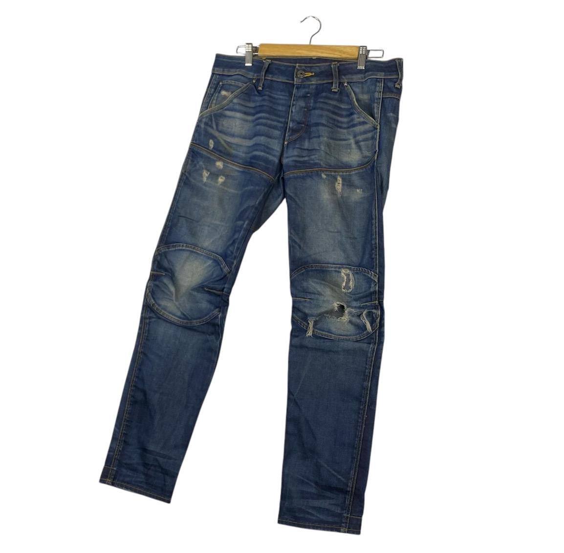 Vintage Distressed Denim × G Star Raw × Japanese Brand Rare G