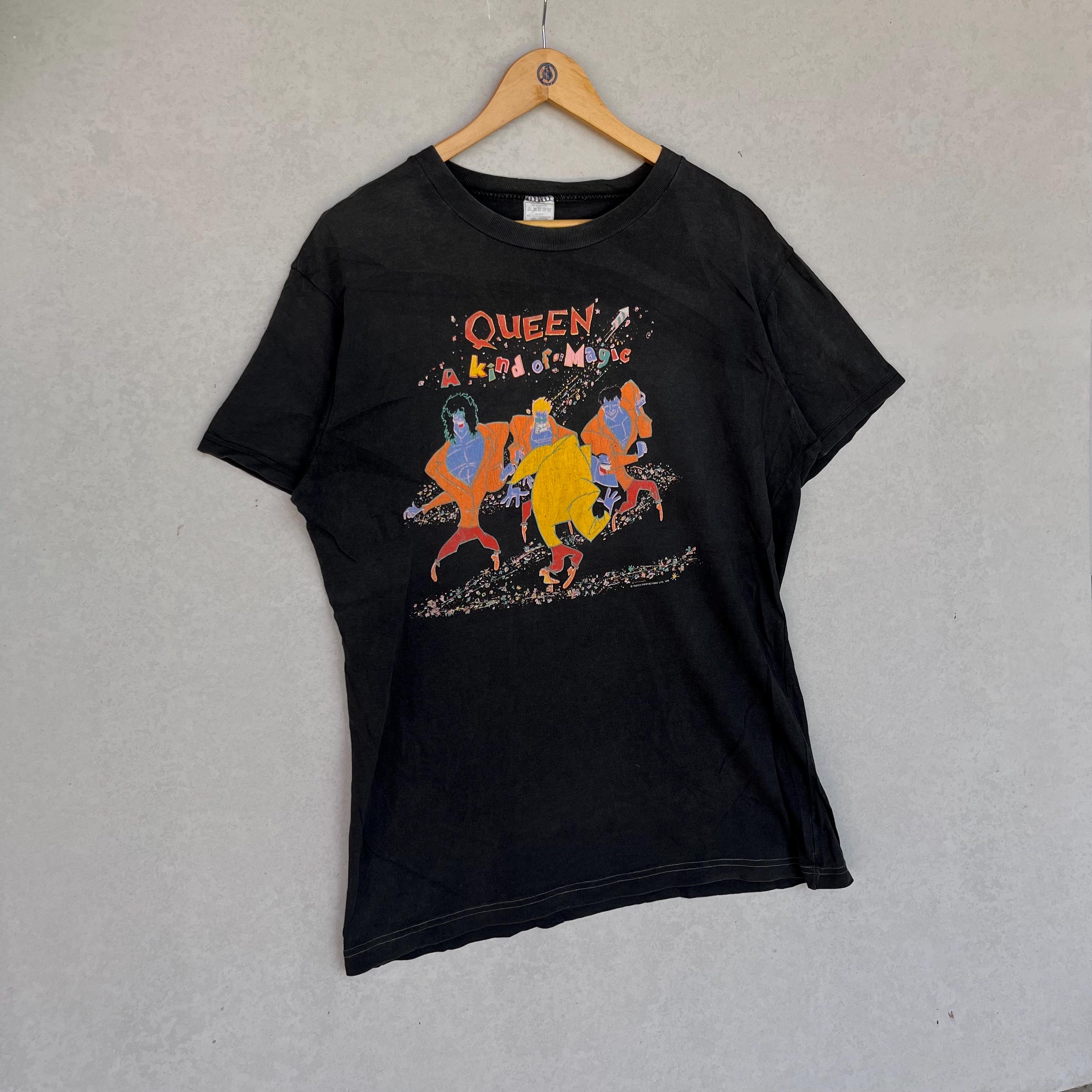 Vintage Black Queen A Kind of Magic Band Tee Size L - Etsy