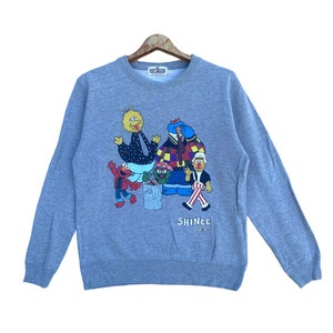 Vintage Sesame Street Sweatshirt Crewneck Spellout Children Television Series Sweatshirt M
