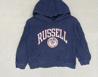 Vintage 90s Red Russell Athletic Zip Hoodie Made in USA - Etsy UK
