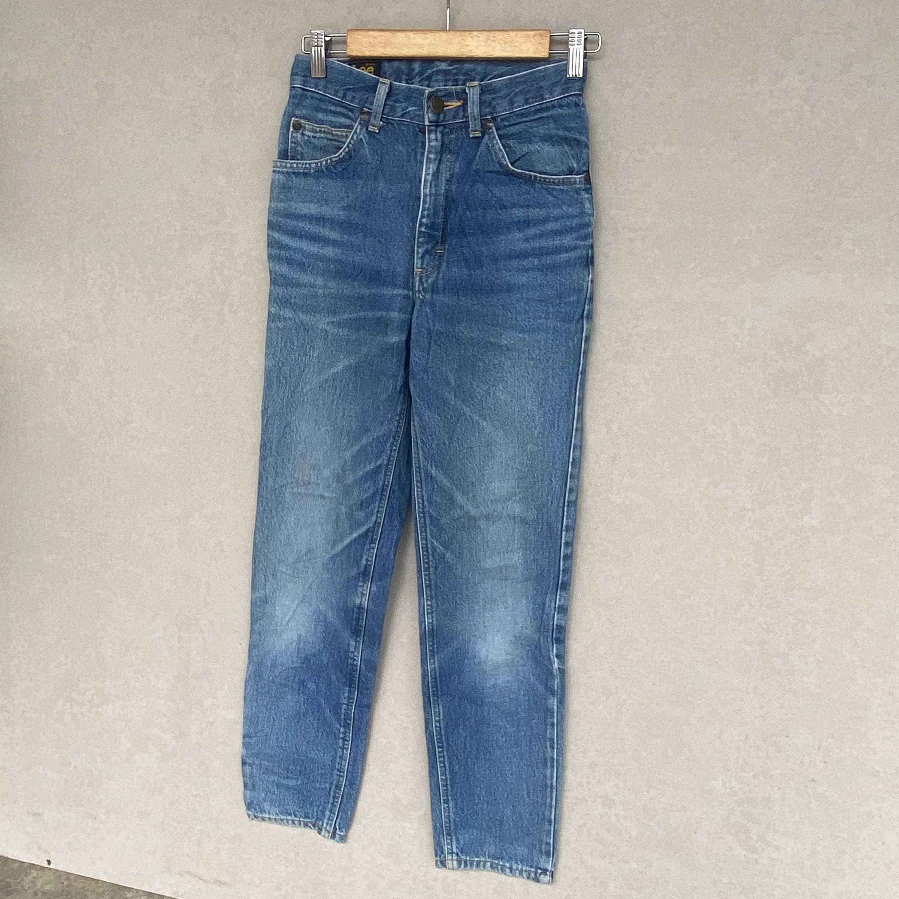 ヴィンテージ Lee デニムジーンズ スリムフィット ブルー W22 L37 