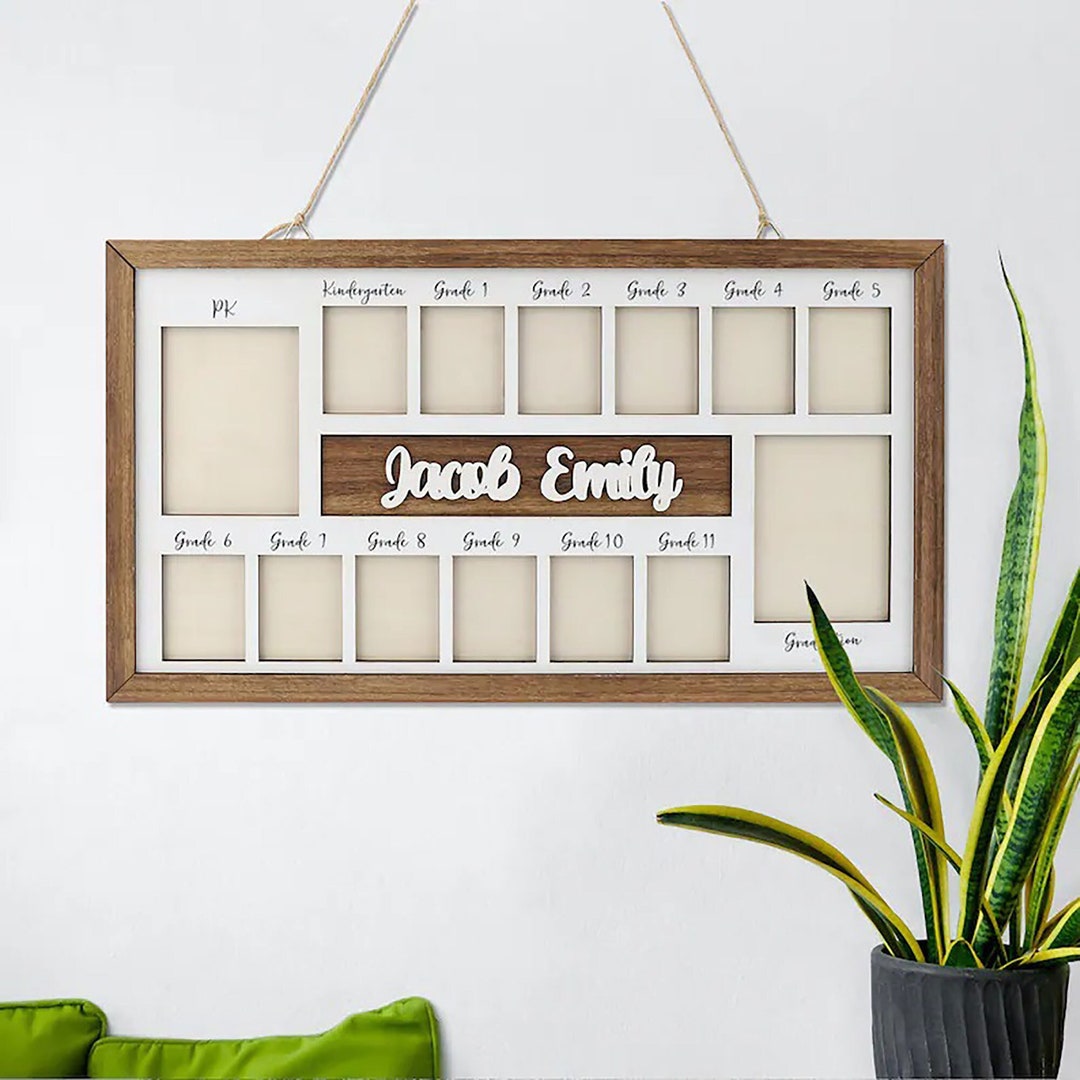 K12 School Picture Frame Prek 12 Frame Graduation Picture Etsy