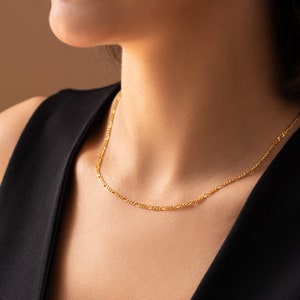 14k Gold Chain Necklace, Twist Chain, Box Chain, Paperclip Chain, Snake Chain, Curb Chain, Rope Chain, 12-24 inch Chain, Everyday Necklace zdjęcie 3