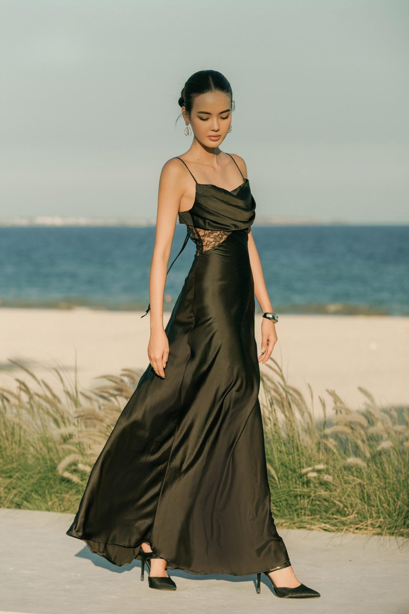 black dress with SHEARL