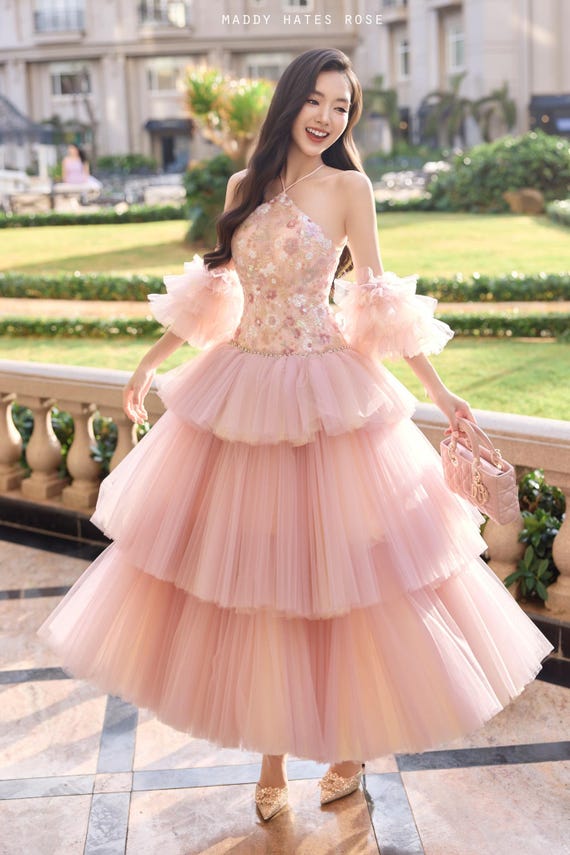 strapless open back dress Flora Mini Dress