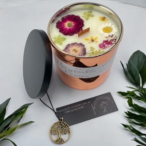 Copper candle personalized copper gift 7th wedding anniversary gift traditional 16th anniversary wax gift custom anniversary copper gift