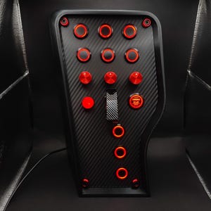 OSG Sim Racing Button Box: Sport+ Red Edition