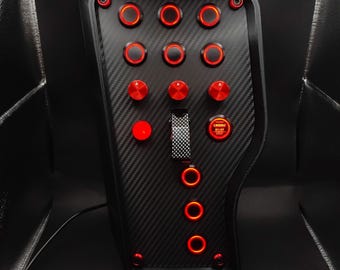 OSG Sim Racing Button Box: Sport+ Red Edition