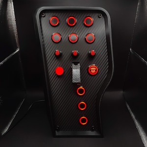 OSG Sim Racing Button Box: Sport - Red Edition