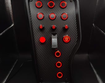 OSG Sim Racing Button Box: Sport - Red Edition