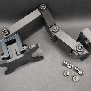 Adjustable Button Box Mounting Arm – VESA 75 Mount | Sim Rig Bracket & Accessory