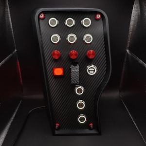 OSG Sim Racing Button Box: Charaktere - Red Edition