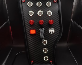 OSG Sim Racing Button Box: GT - Red Edition