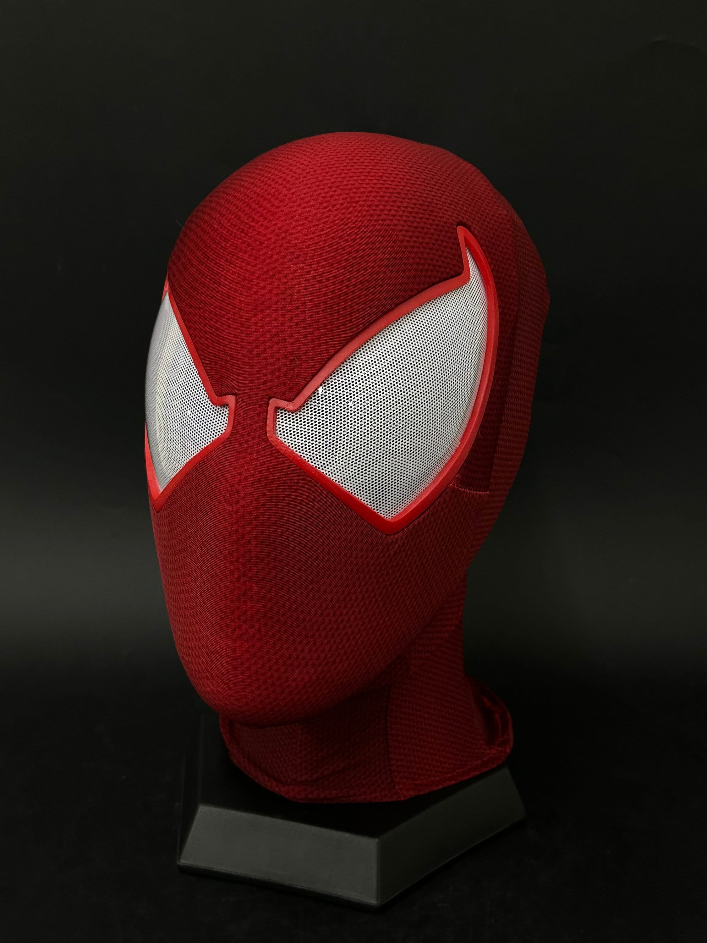 Máscara de héroe araña con control remoto, ojos mecánicos movibles, máscara  completa de superhéroe, lentes móviles, cosplay, accesorio de película