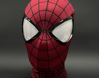 Amazing Spiderman 2 cosplaymasker met gezichtsschelp en lenzen Amazing Spider-man draagbaar masker