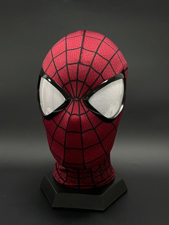 The Amazing Spiderman Mask Amazing Spiderman 2 Cosplay Mask With Faceshell  and Lenses Amazing Spider-man Wearable Movie Prop Replica 