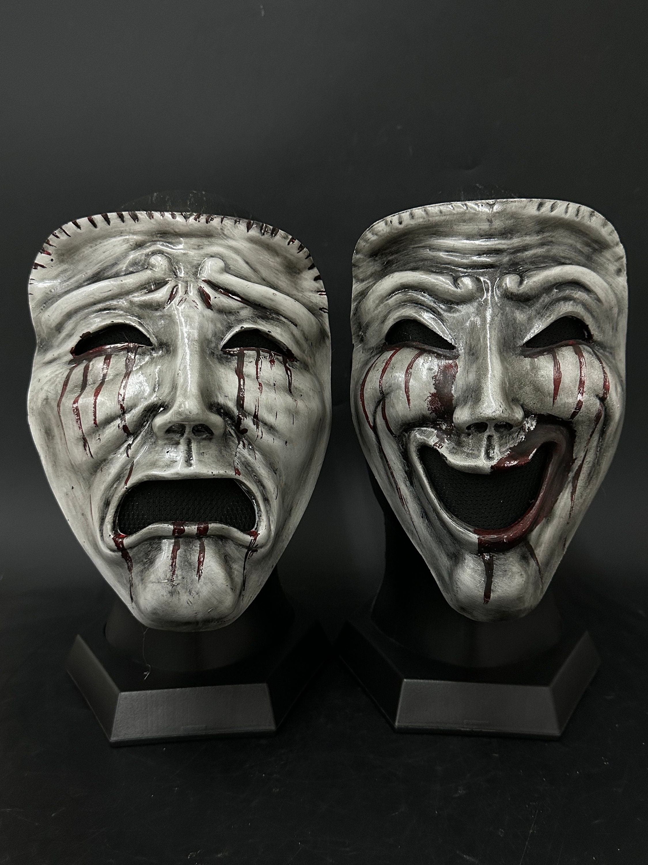 SCP 035 Mask / Greek Comedy & Tragedy Masks / Theater masks -  Portugal