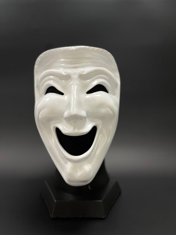 White SCP 035 Mask,greek Comedy ,tragedy Masks,theater Masks