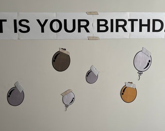 The Office Theme Birthday Banner - Digital Download- It Is Your Birthday for The Office fans