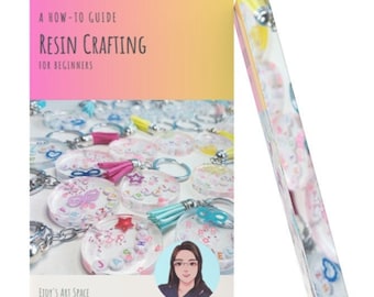 A How-to-Guide Resin Crafting for Beginners Digital Download PDF - read instantly with Clickable Video Tutorial Links resin craft resin art