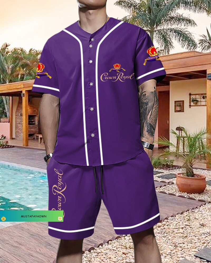 God First Family Second Crown Royal Baseball Jersey - Tagotee