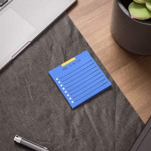 Daily To-Do&#39;s Post-it Note Pads, Kawaii Post It Notes, Daily Todo List Post It Notes, Daily Reminders Todo Post-It Note Pads, 50 Sheets