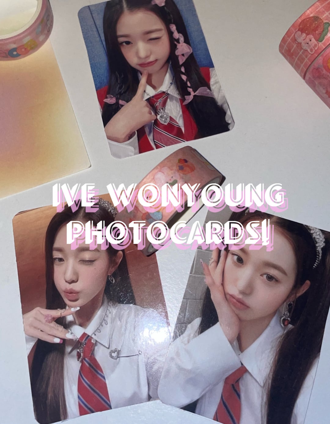 IVE Wonyoung Photocards Unofficial Kpop - Etsy UK