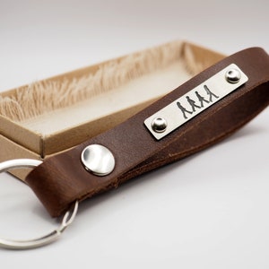 Porte-clés en cuir, porte-clés The Beatles, cadeau de fans des Beatles, cadeaux de musicien, Abbey Road, porte-clés gravé, cadeau d'amateur de musique