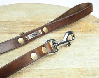 Dog Leash, Leather Dog Leash, Dog Leash Leather, Leather Dog Lead, Strong Leather Dog Leash, Personalized dog leash, Dog leash with name