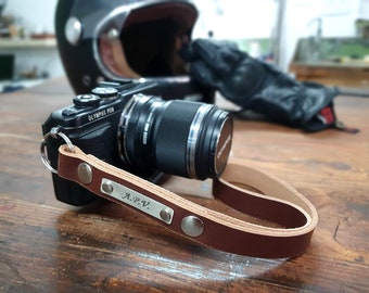 Camera strap for Men, Camera strap for Woman, Personalized Camera Strap, Leather Grip Strap for DSLR Camera, Hand Strap, Camera Wrist Strap