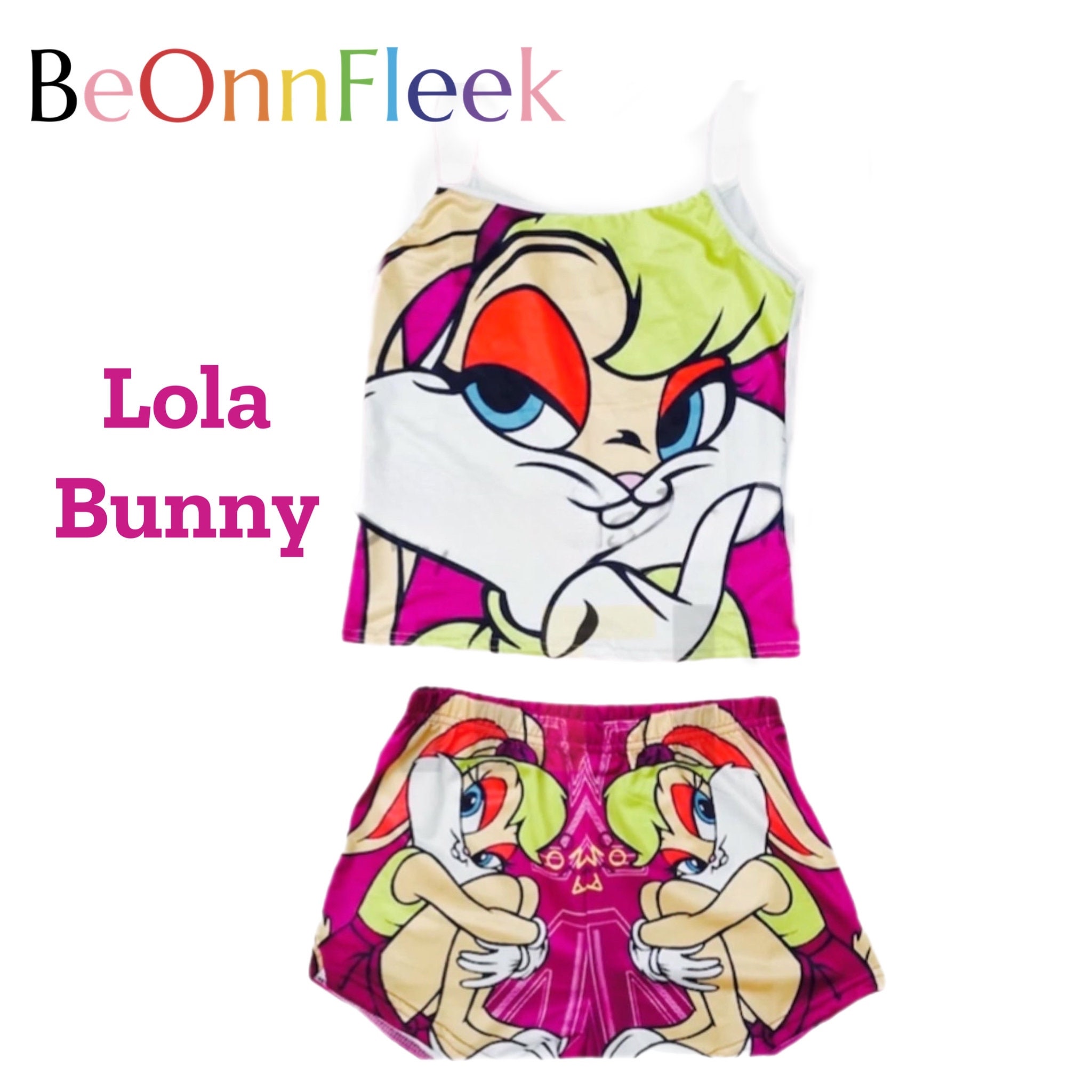 Sexy Lola bunny costume. (Other sizes/sets avail, on my listings)