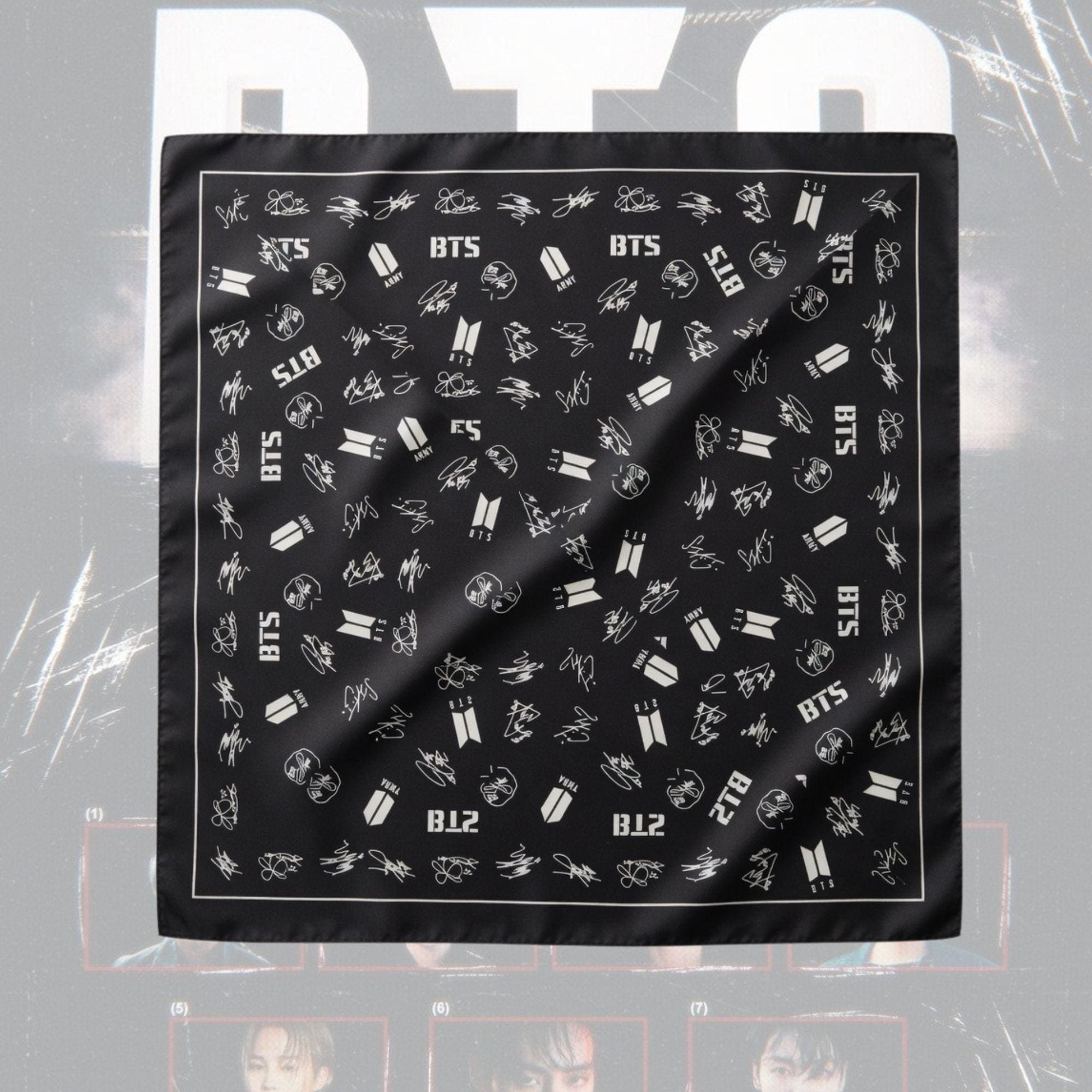 Bts Bandana - Etsy