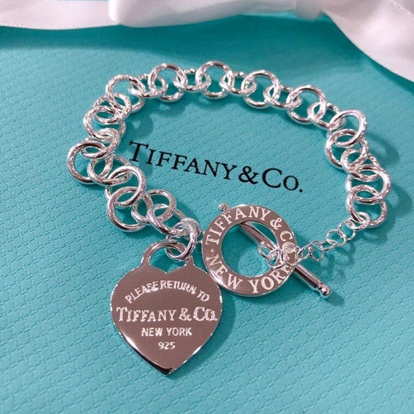 Tiffany Heart Bracelet Please Return to Tiffany Co New York Heart Bracelet Silver